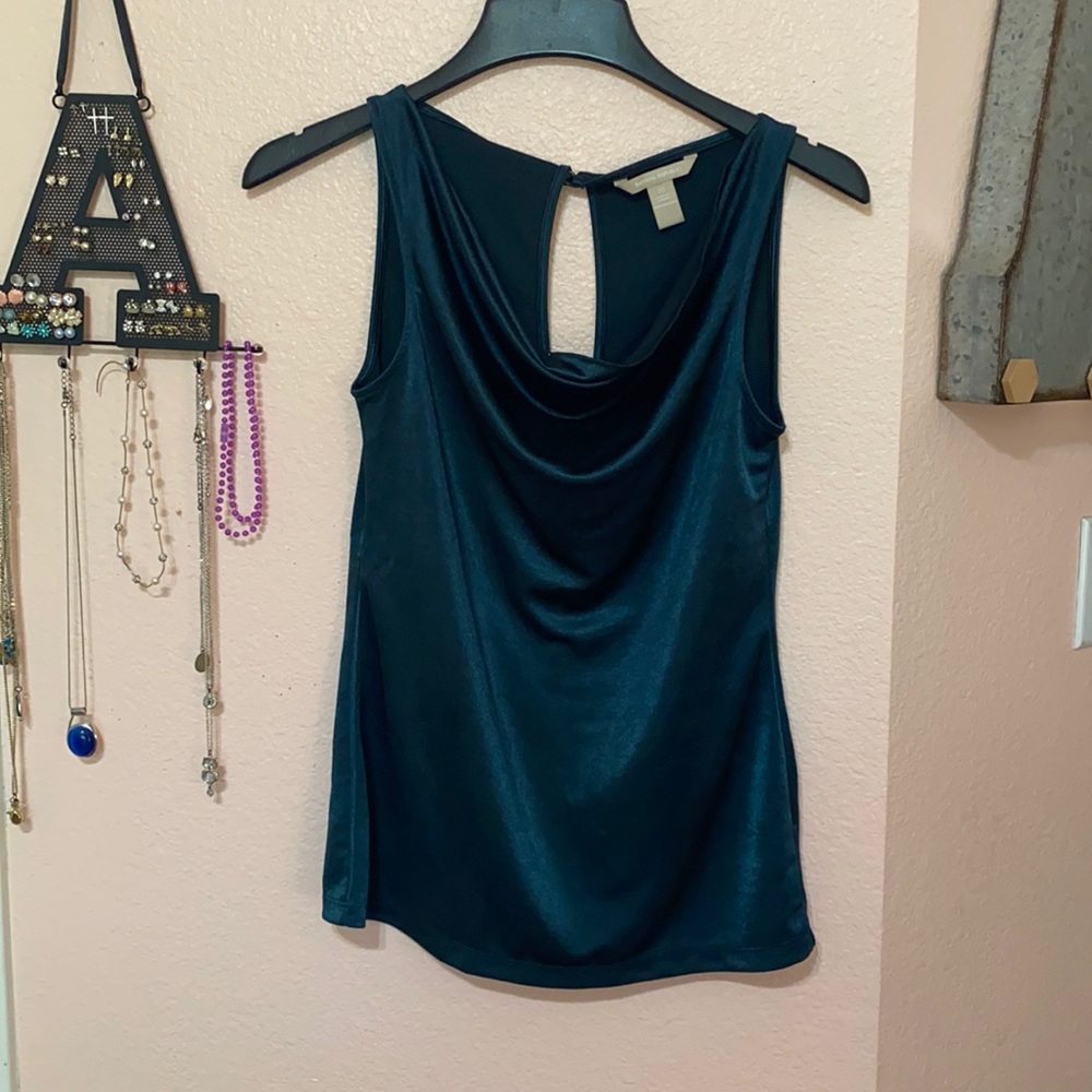banana republic green top
